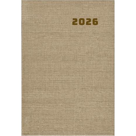 Ημερολόγιο εβδομαδιαίο/2 σελίδες Memor δετό 7.5x10.5cm 2026 σκληρό εξώφυλλο διάφορα χρώματα
