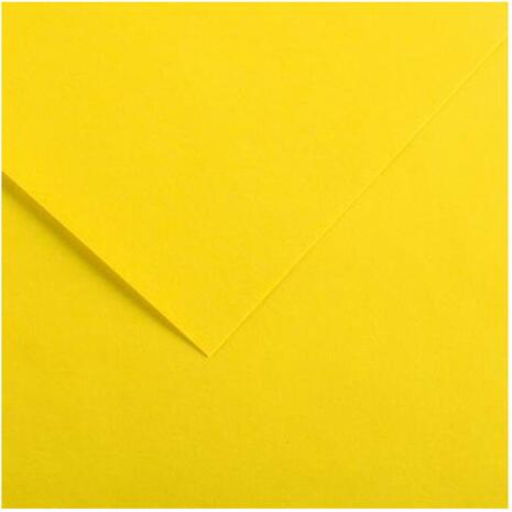 Χαρτί χειροτεχνίας CANSON Colorline 50x70cm 220gr 04 Canary Yellow