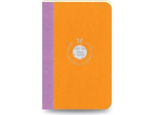 Σημειωματάριο flex global smartbook ριγέ 9x14cm πορτοκαλί