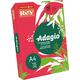 Χαρτί εκτύπωσης Adagio A4 80gr 500 φύλλα bright red