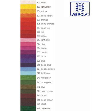Χαρτί Werola γκοφρέ 50x200 cm (Πορτοκαλί)