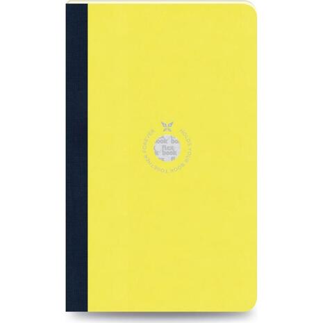 Σημειωματάριο flex global smartbook ριγέ 13x21cm κίτρινο