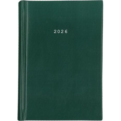 Ημερολόγιο ημερήσιο δετό NEXT Basic 17x25cm 2026 πράσινο