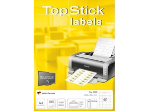Ετικέτες αυτοκόλλητες TOPSTICK No 8658 (48,5x25,4mm) (Λευκό)