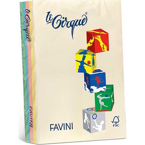Χαρτί εκτύπωσης FAVINI Α4 80gr 500 φύλλα διάφορα χρώματα παστέλ