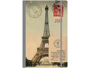 Ημερολόγιο εβδομαδιαίο NEXT Academic Gallery Flexi 14x21cm 2023 Eiffel