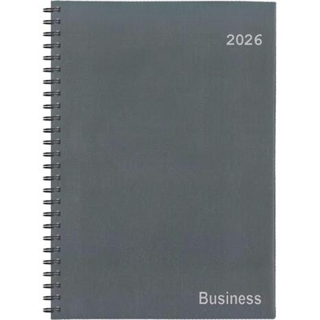 Ημερολόγιο ημερήσιο σπιράλ NEXT Business 24x34cm 2026 γκρι