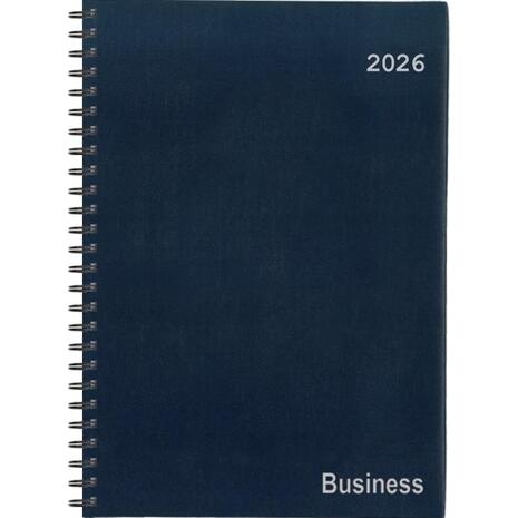 Ημερολόγιο ημερήσιο σπιράλ NEXT Business 24x34cm 2026 μπλε