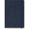 Ημερολόγιο ημερήσιο The Writing Fields Softline 2000 14x21cm 2026 με λάστιχο soft εξώφυλλο με υφή δέρματος μπλε