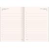 Ημερολόγιο ημερήσιο The Writing Fields Softline 2000 14x21cm 2026 με λάστιχο soft εξώφυλλο με υφή δέρματος μαύρο