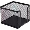Κύβος Metron μεταλλικός διάτρητος κενός 9.5x9.5x9.5cm μαύρος