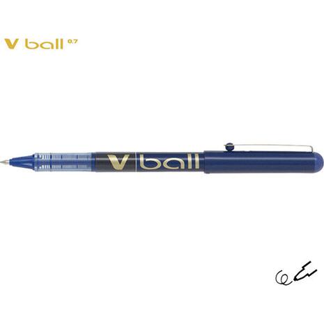 Στυλό υγρής μελάνης PILOT V-Ball Medium 0.7mm μπλε (Μπλε)