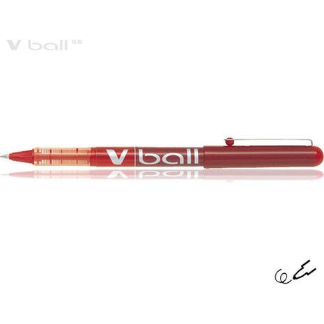 Στυλό υγρής μελάνης PILOT V-Ball 0.5mm (Κόκκινο)