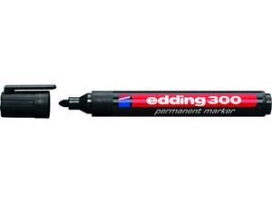 Μαρκαδόρος ανεξίτηλος Μαύρος EDDING 300 (Μαύρο)