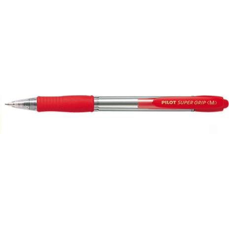 Στυλό μελάνης λαδιού PILOT SUPER GRIP Medium (Κόκκινο)