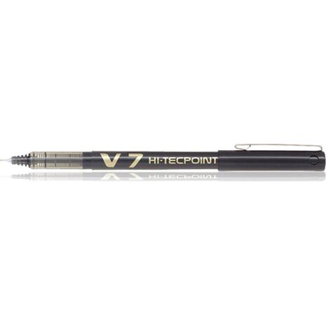 Στυλό υγρής μελάνης Pilot V7 Hi-Tecpoint 0.7mm μαύρο (Μαύρο)