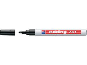 Μαρκαδόρος ανεξίτηλος EDDING 751 1-2mm μαύρος