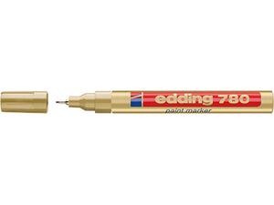 Μαρκαδόρος ανεξίτηλος EDDING 780 Χρυσός 0.8mm (Χρυσό)