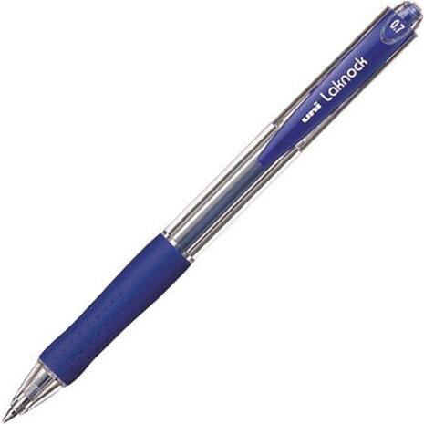 Στυλό Διαρκείας UNI laknock 0.7mm (Μπλε)