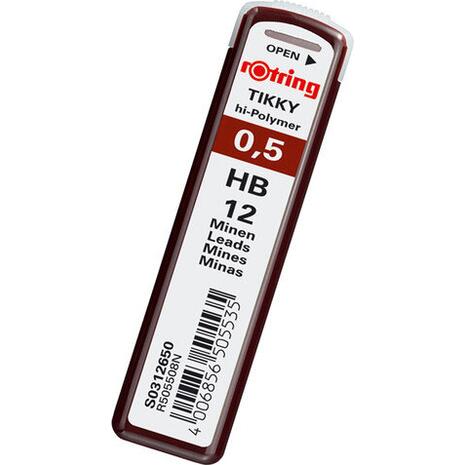 Μύτες μηχανικών μολυβιών ROTRING 0.5mm ΗΒ