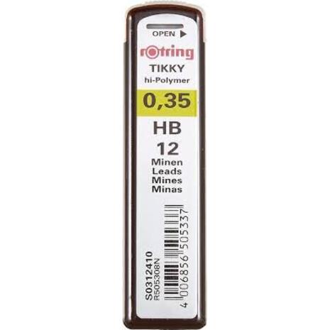 Μύτες μηχανικών μολυβιών ROTRING 0.35mm HB