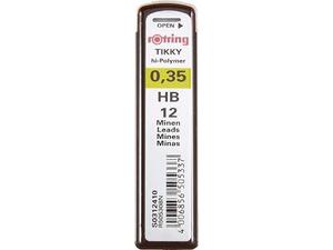 Μύτες μηχανικών μολυβιών ROTRING 0.35mm HB