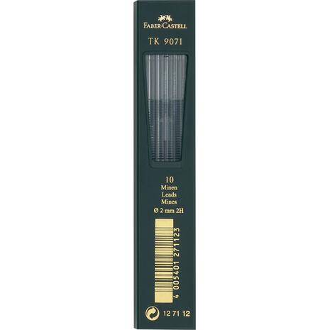 Μύτες μηχανικών μολυβιών Faber Castell 2mm 2H TK9071