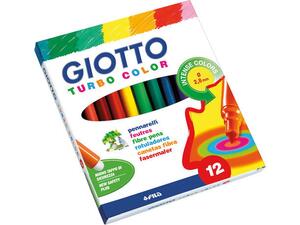 Μαρκαδόροι ζωγραφικής GIOTTO turbo color 2,8mm (12 τεμάχια)