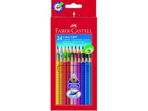Ξυλομπογιές FABER - CASTELL Grip (24 τεμάχια)