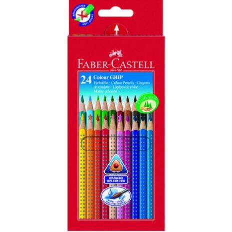 Ξυλομπογιές FABER - CASTELL Grip (24 τεμάχια)