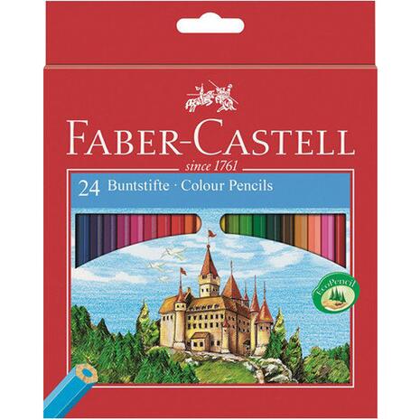 Ξυλομπογιές FABER - CASTELL fabstifte μεγάλες  (24 τεμάχια)
