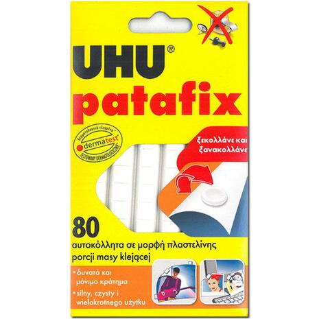 Αυτοκόλλητα πλαστελίνης UHU Patafix ( 80 τεμ. )