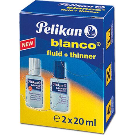 Σετ διορθωτικό υγρό & διαλυτικό PELIKAN 2x20ml