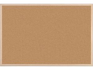 Πίνακας φελλού 60x90 cm ξύλινο πλαίσιο διπλής όψης