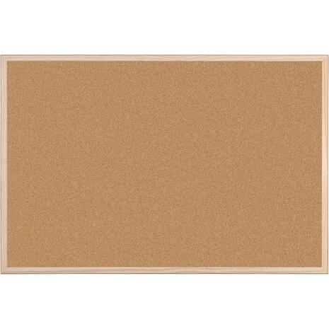 Πίνακας φελλού 60x90 cm ξύλινο πλαίσιο διπλής όψης