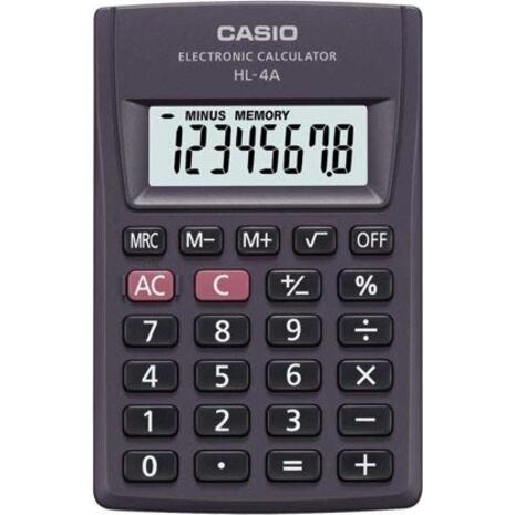 Αριθμομηχανή Casio HL-4 τσέπης