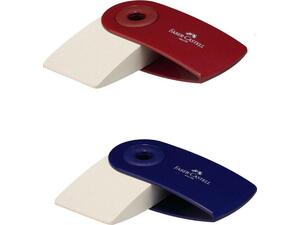 Γόμα Faber Castell Sleeve mini Κόκκινη/Μπλε (182411)