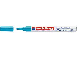 Μαρκαδόρος ανεξίτηλος EDDING 751 1-2mm γαλάζιος