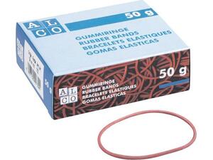 Λαστιχάκια λεπτά Alco Φ50 - 80mm 50gr κόκκινα