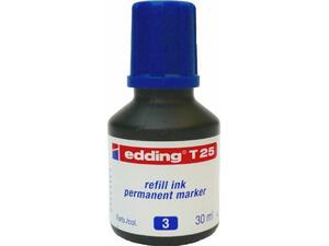 Μελάνι για μαρκαδόρο ανεξίτηλο EDDING T-25 30ml μπλε