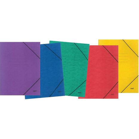 Φάκελος NEXT με αυτιά και λάστιχο Πρεσπάν 35x25mm διάφορα χρώματα