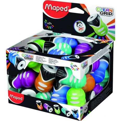 Ξύστρα Maped Clean grip (διάφορα χρώματα)