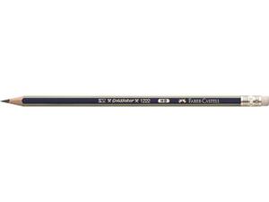 Μολύβι γραφίτη Faber Castell GOLDFABER 1222 με γόμα HB (Μπλε)