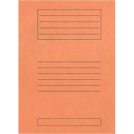 Ντοσιέ xάρτινο μανίλα με αυτιά 26x35cm πορτοκαλί