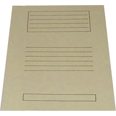 Ντοσιέ xάρτινο μανίλα δίφυλλο χωρίς αυτιά 25x35cm Μπέζ