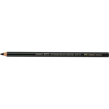 Μολύβι  Faber Castell pitt Art & Graphic κάρβουνο Medium (Μαύρο)