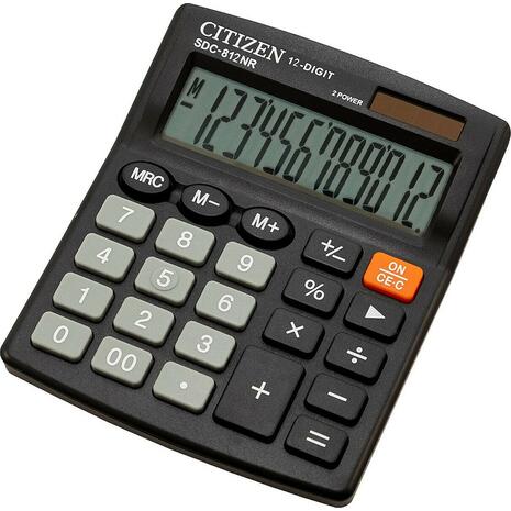 Αριθμομηχανή CITIZEN SDC-812NR 12 ψηφίων