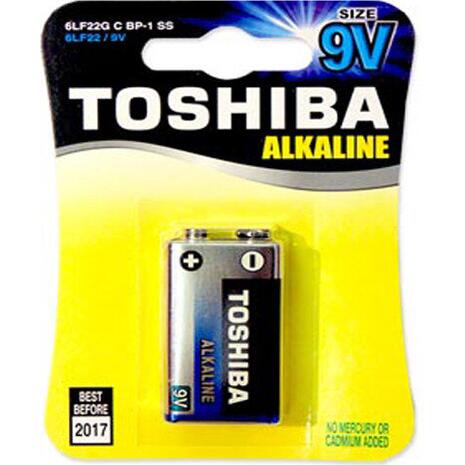 Αλκαλική μπαταρία Toshiba 9V Alkaline πλακέ 6LF22G