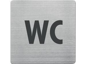Πινακίδα "WC"  9X9cm