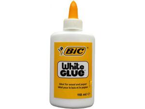 Κόλλα υγρή BIC λευκή 118ml